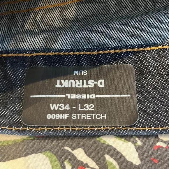 Size 34 Diesel D-Strukt Jeans - Picture 3 of 8
